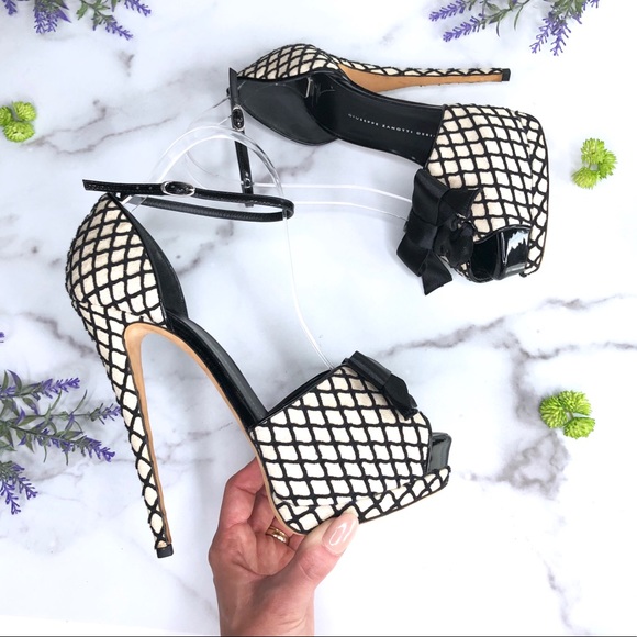 Giuseppe Zanotti Shoes - Giuseppe Zanotti Alicia Peep Toe Heels, Size 39